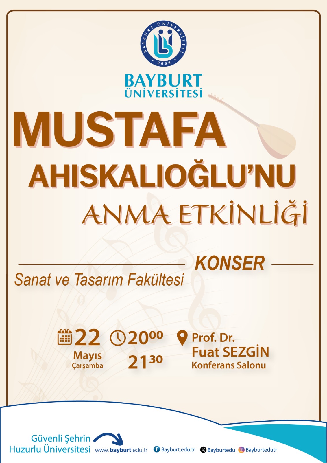 Mustafa Ahıskalıoğlu'nu Anma Konseri