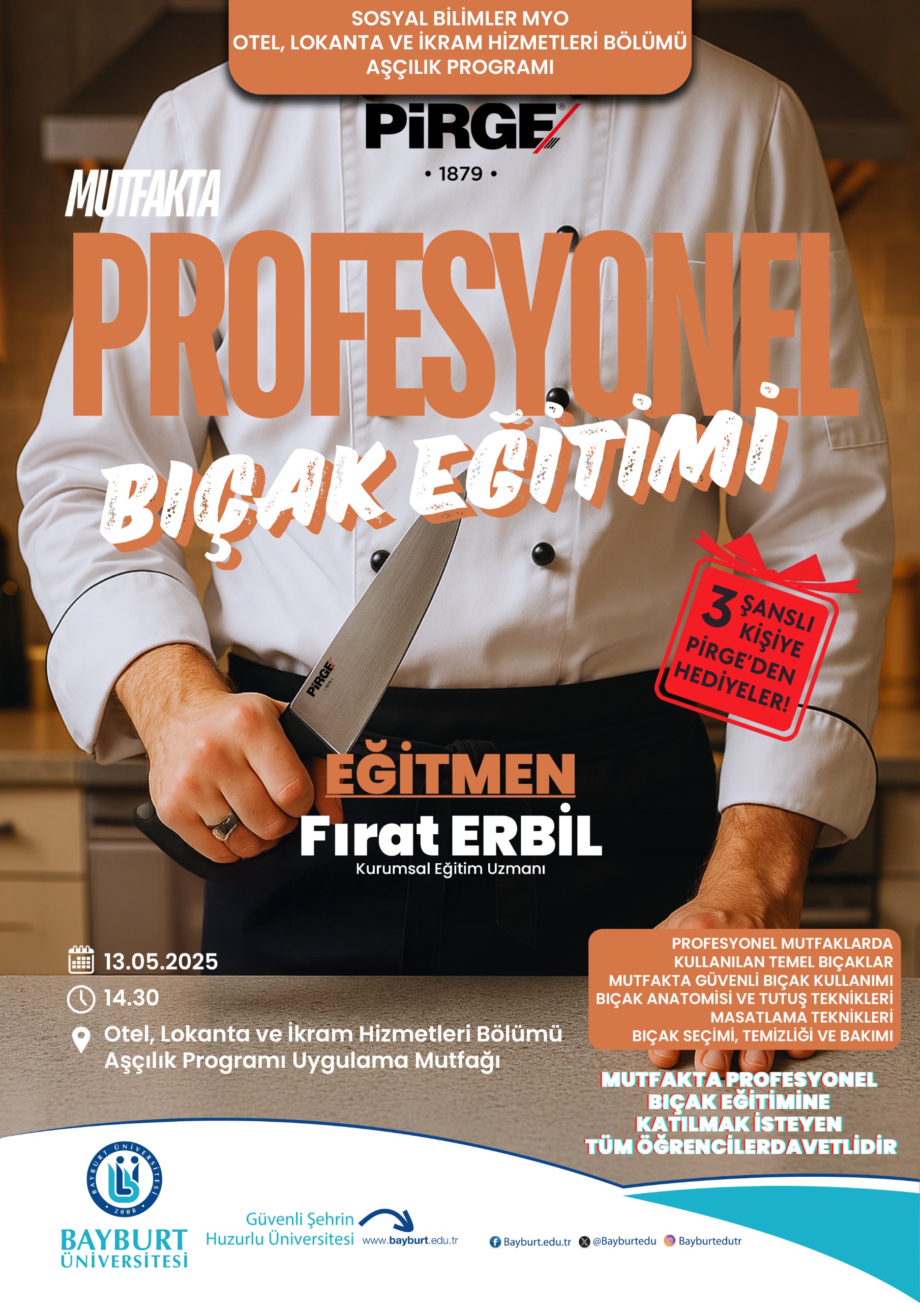 Mutfakta Profesyonel Bıçak Eğitimi