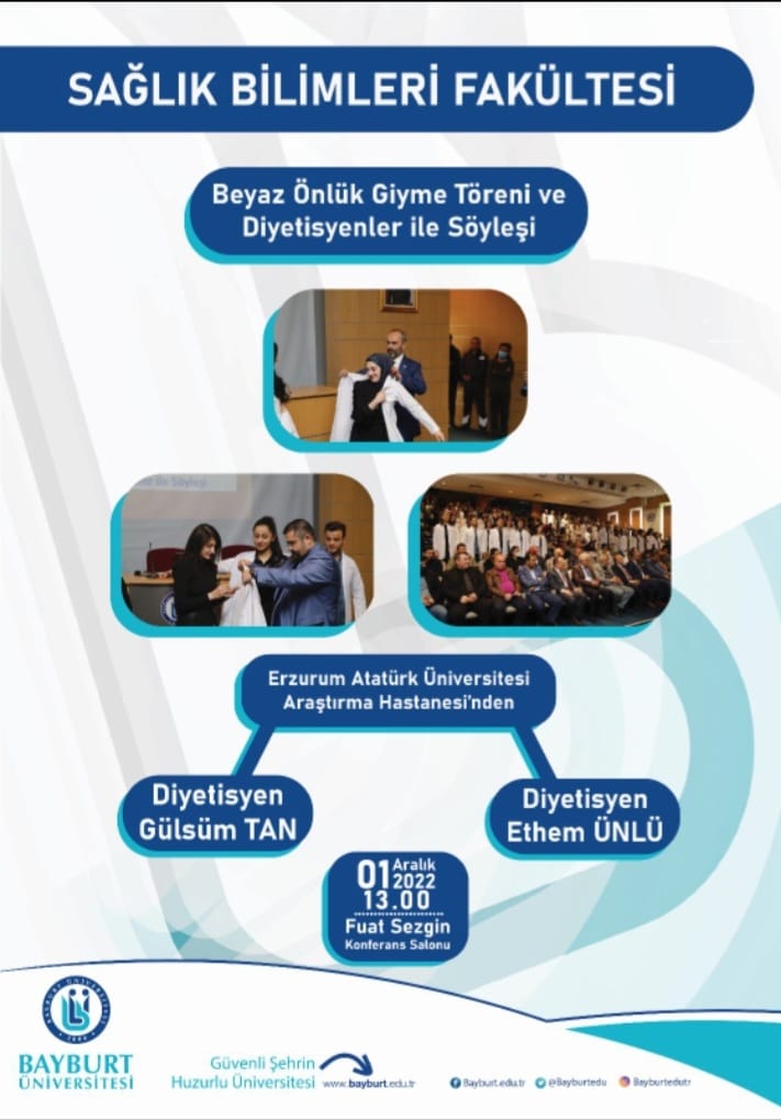 Beyaz Önlük Giyme Töreni ve Diyetisyenler İle Söyleşi