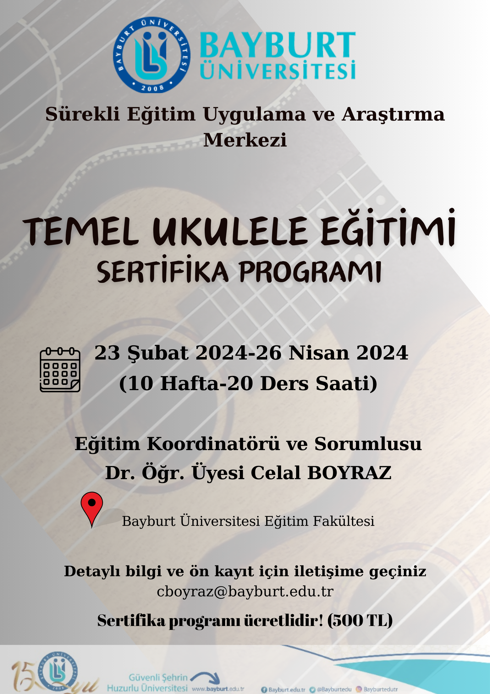 TEMEL UKULELE EĞİTİMİ SERTİFİKA PROGRAMI