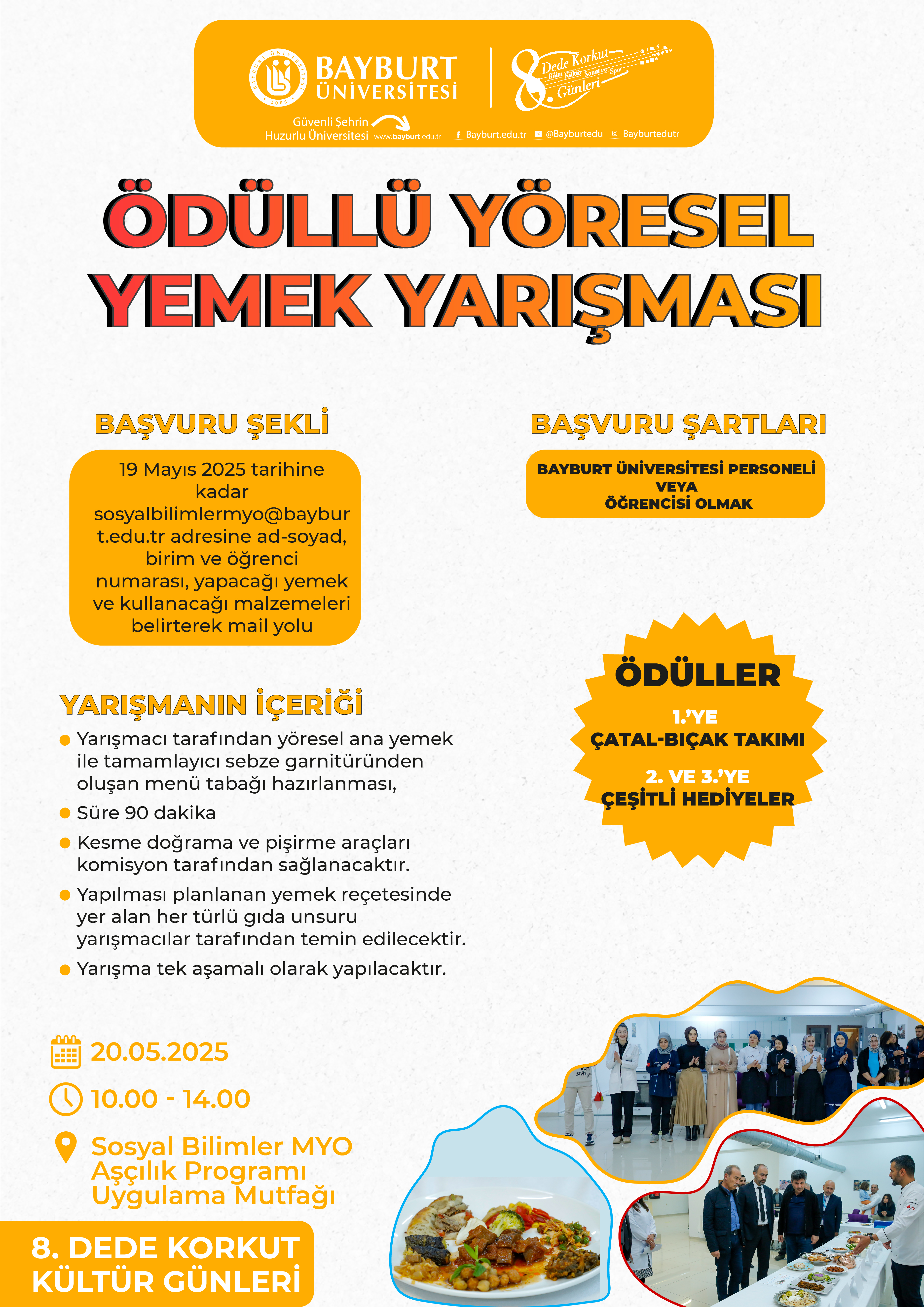 ÖDÜLLÜ YÖRESEL YEMEK YARIŞMASI
