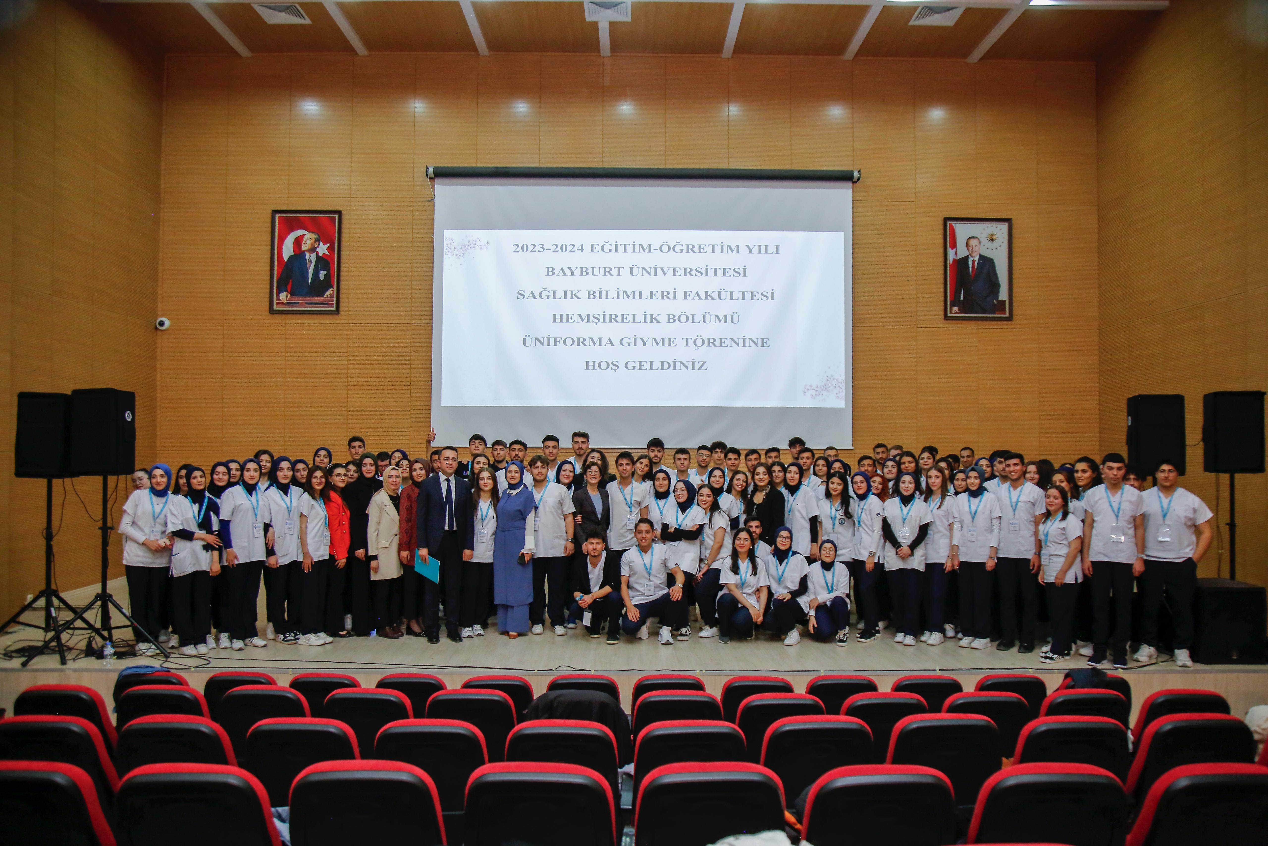 Our Nursing Department Students Wore Their Uniforms with a Ceremony