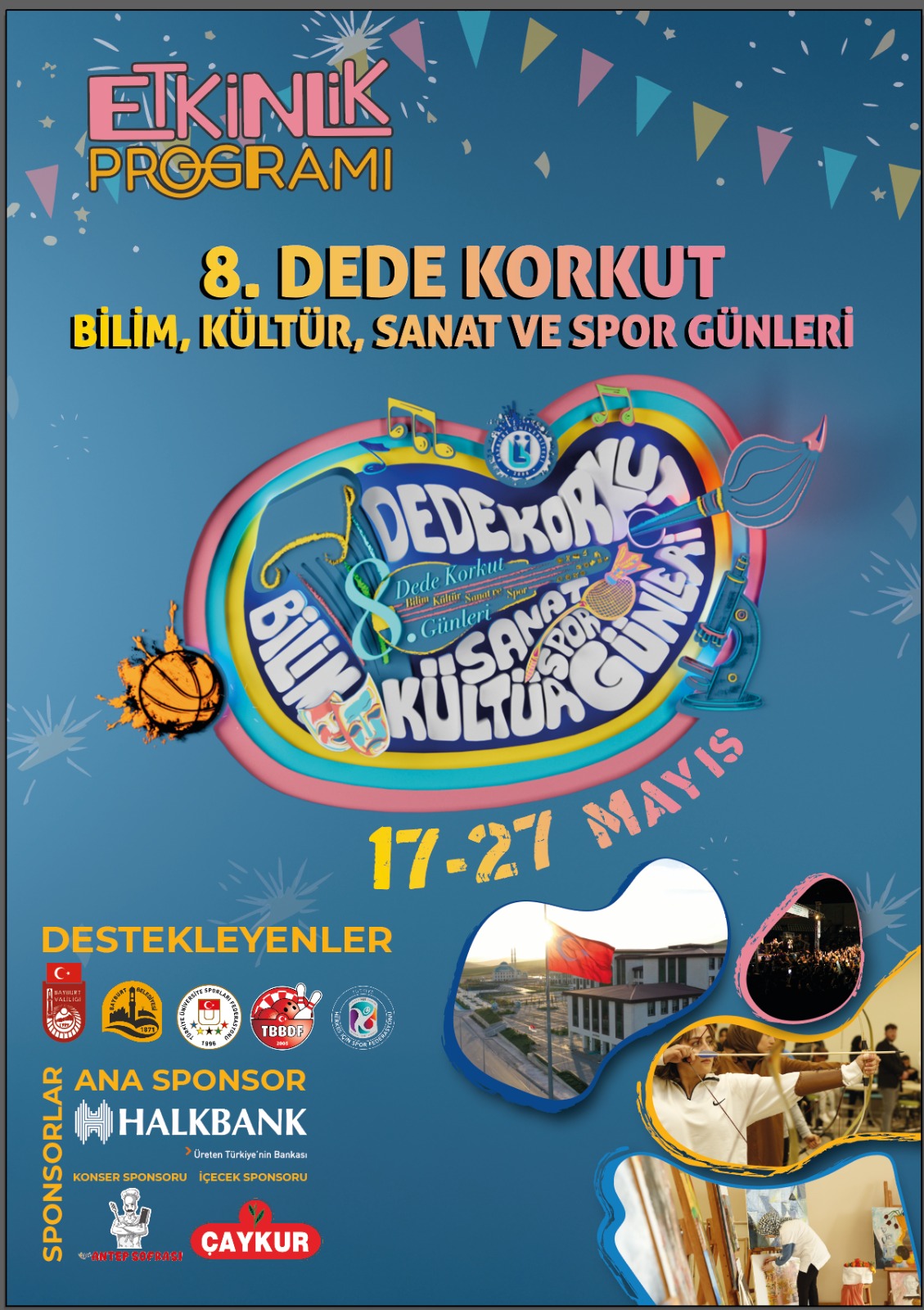 8. Dede Korkut Bilim, Kültür, Sanat ve Spor Günleri Programı Yayınlandı