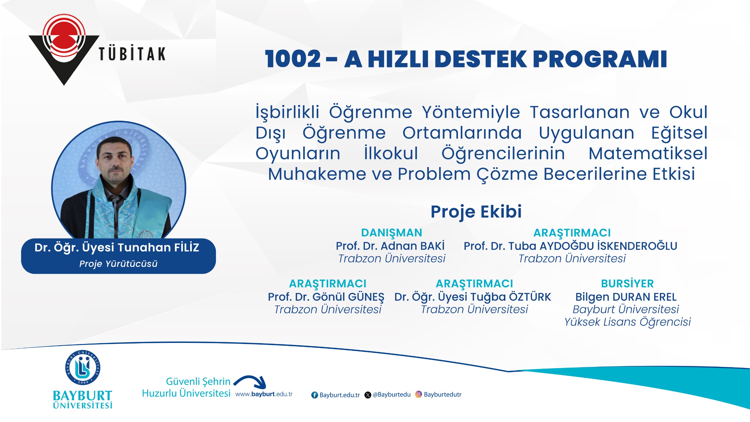 TÜBİTAK Hızlı Destek Proje Ağımıza İşbirlikli Öğrenme Konulu Bir Yenisi Eklendi