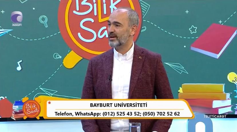 Rektörümüz Prof. Dr. Mutlu Türkmen, Azerbaycan Hazar TV’de Türk Dünyasına Açılan Eğitim Vizyonumuzu Anlattı